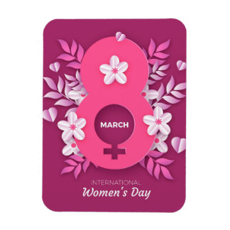 8 März - Internationaler Frauentag Magnet
