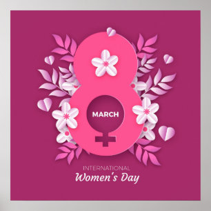 8 März - Internationaler Frauentag Poster