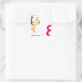 8 März Internationaler Frauentag Quadratischer Aufkleber (Tasche)