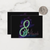 8 MÄRZ MITTEILUNGSKARTE (Vorderseite/Rückseite Beispiel)