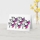 8 Milchmähen Karte (Gelbe Blume)