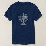 8. Nacht des Hanukkah-Glitzer T-Shirt<br><div class="desc">Hanukkah 2022 beginnt im Abend des Sonntags,  18. Dezember und endet im Abend von Montag,  26. Dezember</div>