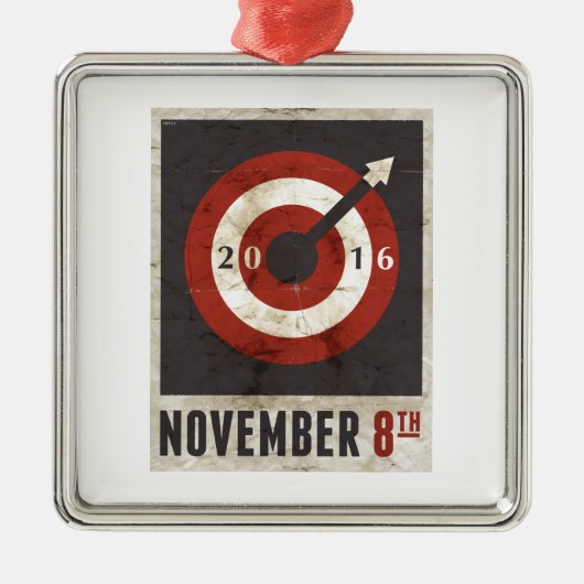 8. November 2016 Silbernes Ornament (Vorne)