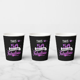 8-Pack Paper Party Cups – Perfect for Birthdays Pappbecher