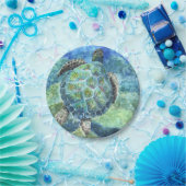 8 Paper Tellers Sea Turtle #2 Pappteller (Party)