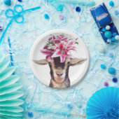 8 Papier Teller Lilly die Ziege (Party)