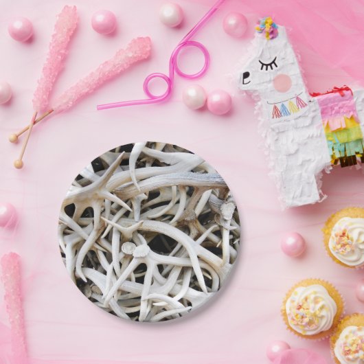 8 Papierplatten Elch Antler Pappteller (Party)