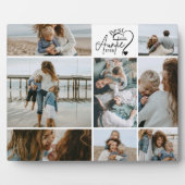 8 Personalized Best Aunt Photo Collage Fotoplatte (Vorderseite)