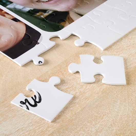 8 photo collage add text puzzle (Seite)