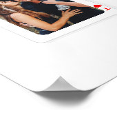 8 Photo Collage How Lucky Are We Playing Cards Poster (Ecke)