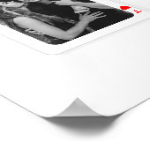 8 Photo Collage How Lucky Are We Playing Cards Poster (Ecke)