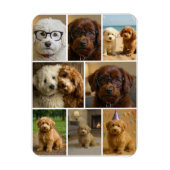 8 Photo Collage Personalized Custom Magnet (Vertikal)