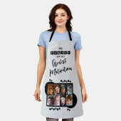 8 photo family motivation black schürze (Getragen)