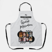 8 photo family motivation black schürze (Vorderseite)