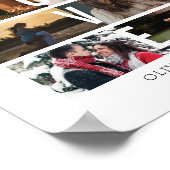 8 Photo Love Collage Poster (Ecke)