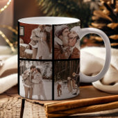 8 Photo Minimalist First Christmas Together Kaffeetasse