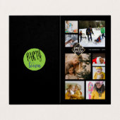 8 Picture Family Foto ✨ Christmas Parka Posa (Außenseite Aufgefaltet)