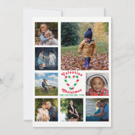 8 Picture Family Foto ✨ Collage Christmas Feiertagskarte