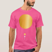 8 Planets Solar System Astronomy T-Shirt (Vorderseite)