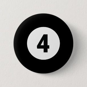 8 Pool Ball 4 Billiards Kostüm Halloween Gruppe Ma Button