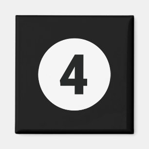 8 Pool Ball 4 Billiards Kostüm Halloween Gruppe Ma Magnet