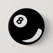 8 Pool-Billardkugelschwarzbillard Button (Vorderseite)