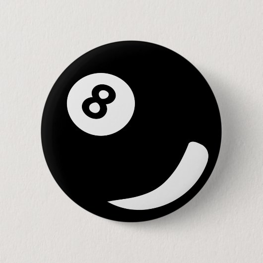 8 Pool-Billardkugelschwarzbillard Button (Vorderseite)
