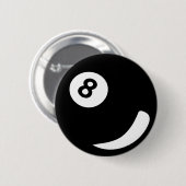 8 Pool-Billardkugelschwarzbillard Button (Vorne & Hinten)