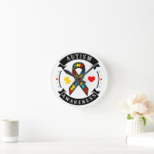 8" Runde Acrylwand-Uhr Runde Wanduhr (Zuhause)