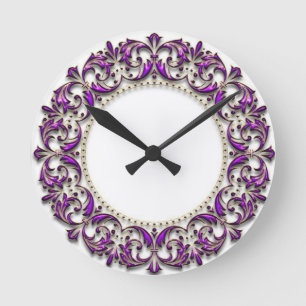 8" Runde Acrylwand-Uhr Wanduhr