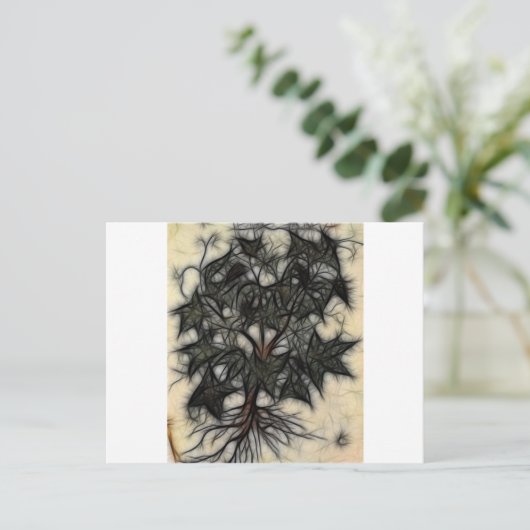 8 - Schattenrebe Postkarte (Stehend Vorderseite)