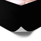 8 Sections Family Photo in Black Frame Poster (Ecke)