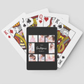 8 Sections Family Photo in Black Frame Spielkarten (Rückseite)