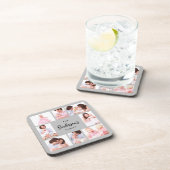 8 Sections Family Photo in Gray Frame Getränkeuntersetzer (Rechte Seite)