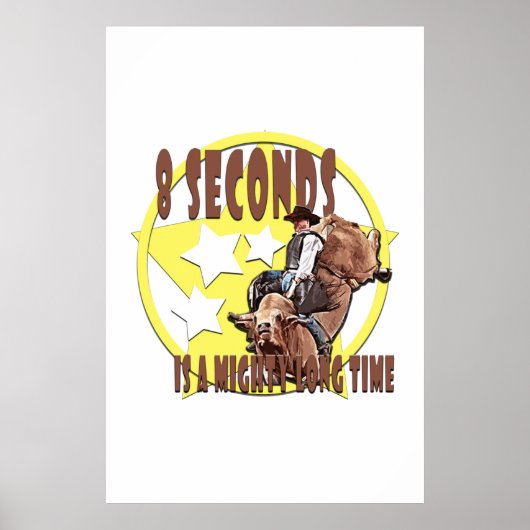 8 Sekunden ist eine mächtige Zeit! Poster (Vorne)