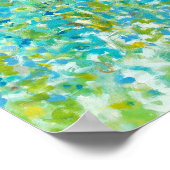 8. September x 10" Abstrakter Archivdruck Poster (Ecke)