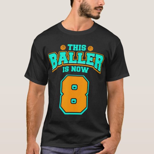 8. Shirt für Jungs Basketball 8 Jahre alt (Vorderseite)