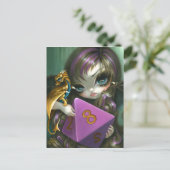 "8 Side Dice Fairy" Postkarte (Stehend Vorderseite)