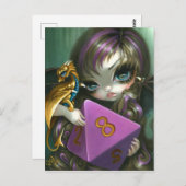 "8 Side Dice Fairy" Postkarte (Vorne/Hinten)