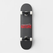 8" Skateboard-Deck (Grau) Skateboard (Vorderseite)