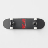 8" Skateboard-Deck (Grau) Skateboard (Horizontal)
