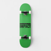 8" Skateboard-Deck (Grün) Skateboard (Vorderseite)