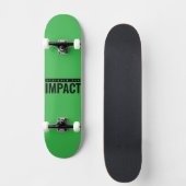 8" Skateboard-Deck (Grün) Skateboard (Vorderseite)