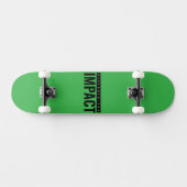 8" Skateboard-Deck (Grün) Skateboard (Horizontal)