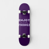 8" Skateboard-Deck (Lila) Skateboard (Vorderseite)