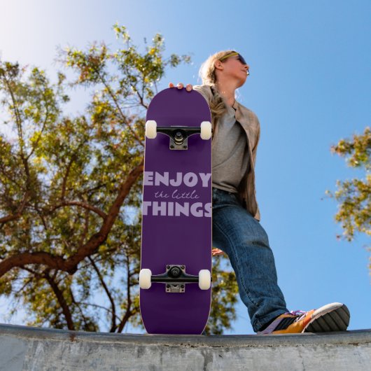 8" Skateboard-Deck (Lila) Skateboard (Außenbereich 1)