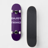 8" Skateboard-Deck (Lila) Skateboard (Vorderseite)