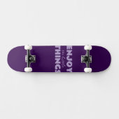 8" Skateboard-Deck (Lila) Skateboard (Horizontal)