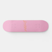 8" Skateboard-Deck (Pink) Skateboard (Horizontal)