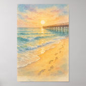 8. Sommer, Goldene Flut, saisonale Printwerbung Poster (Vorne)